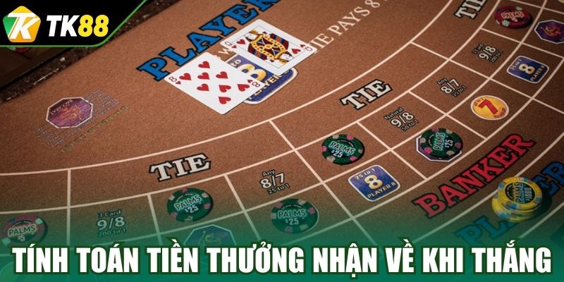 Tính toán tiền thưởng nhận về khi thắng game
